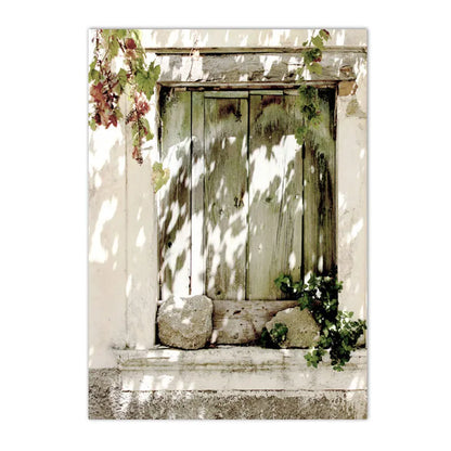 Spanish Italy Puglia Architecture Posters, Canvas Painting, Green Leaves, Indoor Plants, Wall Art Print Pictures