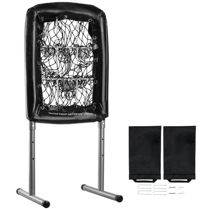 Baseball/Softball Training Net, Hitting/Pitching Practice, Height Adjustable