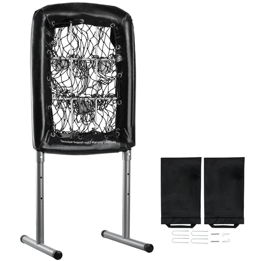 Baseball/Softball Training Net, Hitting/Pitching Practice, Height Adjustable