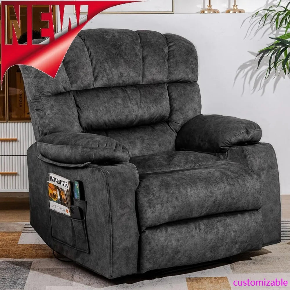 Gravity Recliner Chair Modern Ergonomic Lounge Single Sofa Seat