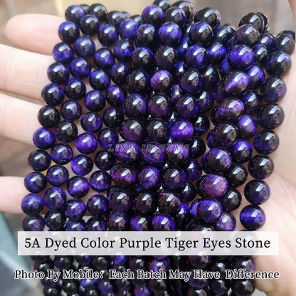 Natural Stone, Lapis Lazuli Round Loose Beads For Jewelry Making