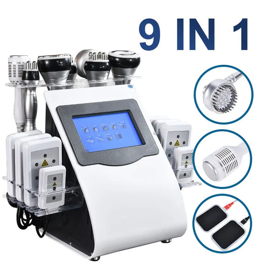 9-n-1 40K cavitation machine vacuum weight loss and slimming device anti-fat mass  ultrasonic equipment