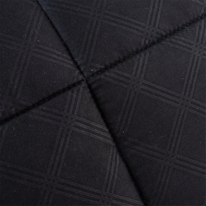 10 Piece Queen Size Bed in a Bag Comforter Set, Soft Microfiber, Elegant Plaid Pattern Decorative Pillows