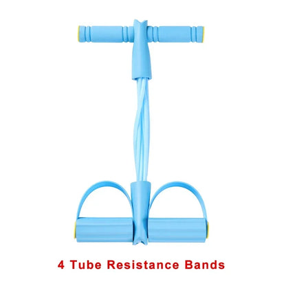 4-Level Resistance Band Tensioner with Non-Slip Handles - Home Fitness Equipment for Abdominal Muscle Training