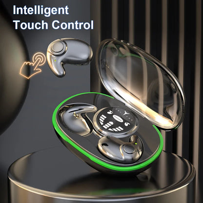 Invisible Wireless Sleep Earbuds, Bluetooth, Waterproof Noise Reduction, Touch Control Headsets