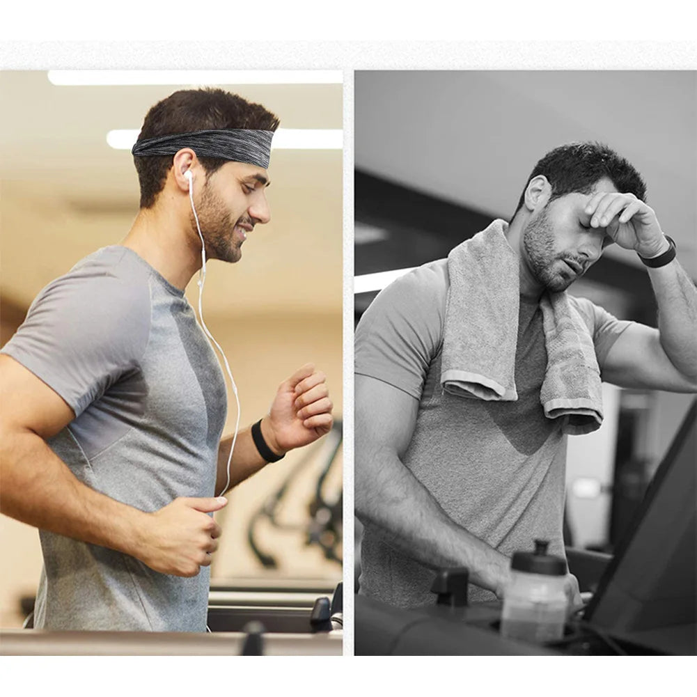 Sports Sweatband Breathable, Absorbent Headband Soft Smooth