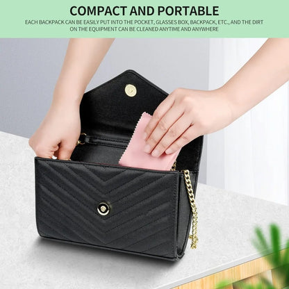 18 Pack of Microfiber Cleaning Cloths (7" x 6") Multicolor Eyeglass Cleaning Cloths for Eyeglasses, Camera Lenses, Mobile Phones