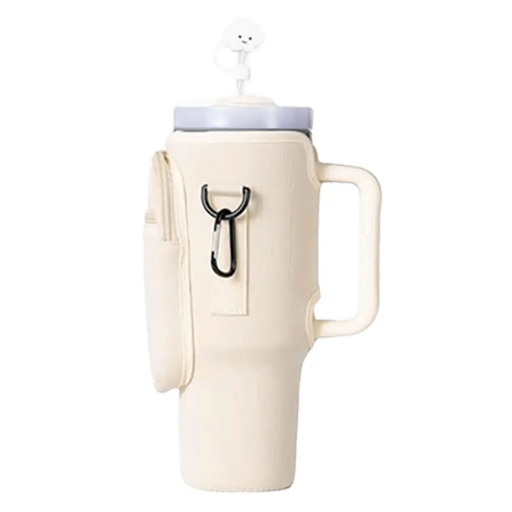 40oz Water Bottle Carrier Bag For Stanley Quencher, Adjustable Shoulder Strap, Non-slip, Insulated