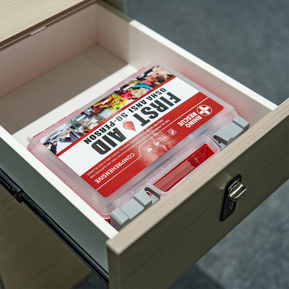 First Aid Kit, Home/Office Emergency Medical Supplies, Suitable for School, Car, Outdoor, Travel