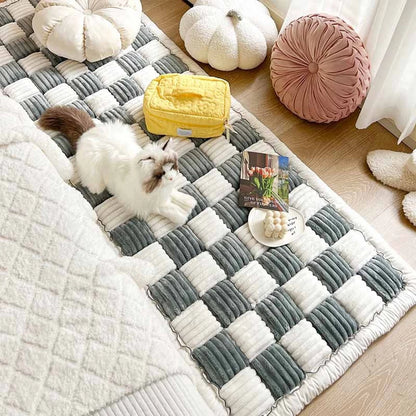 Warm Pet Scratchable Blanket, Anti-slip, Washable, Cushion Sofa/Couch Cover Protector