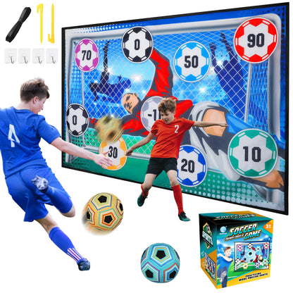 Kids Indoor/Outdoor Soccer Train Sport Game, Foldable