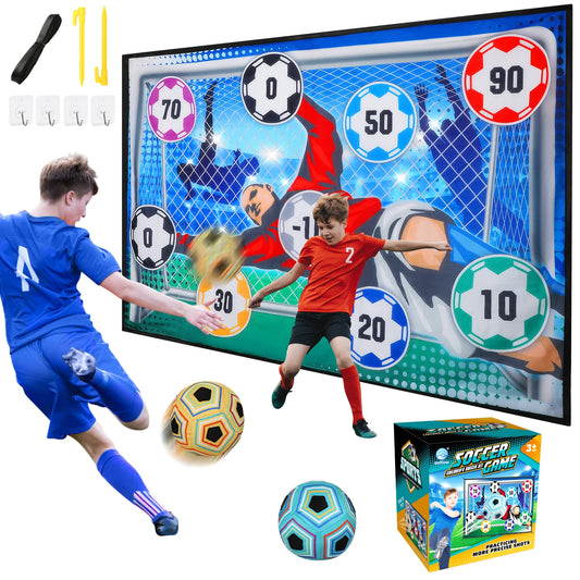 Kids Indoor/Outdoor Soccer Train Sport Game, Foldable