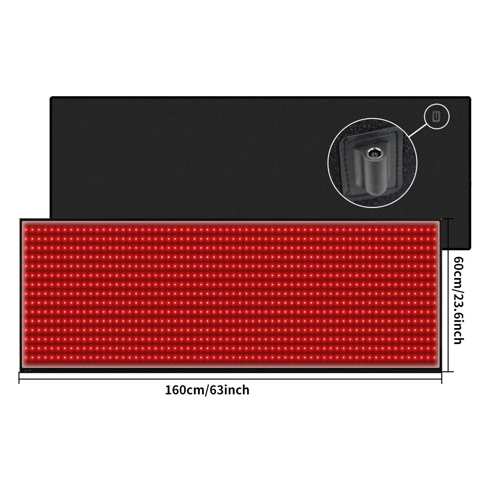 Red Light Mat Full Body, LED Beads, Relax Pad