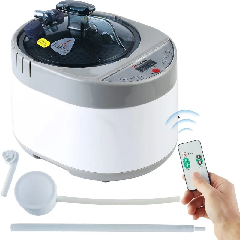 Sauna Steamer, Portable, Steam Pot Generator, Remote Control Spa Machine, Herbal Box