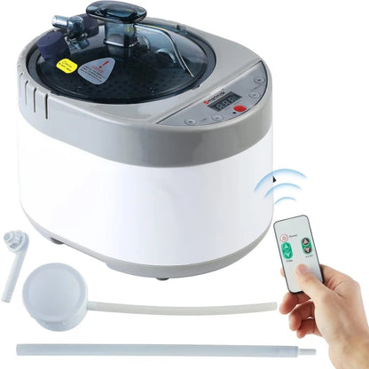 Sauna Steamer, Portable, Steam Pot Generator, Remote Control Spa Machine, Herbal Box