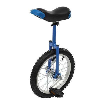 16-inch One Wheel Balance Exercise Bicycle, Adjustable For Adults/Kids