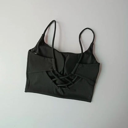 Breathable, Push-Up Sports Bra, Fitness Top, Yoga, Running