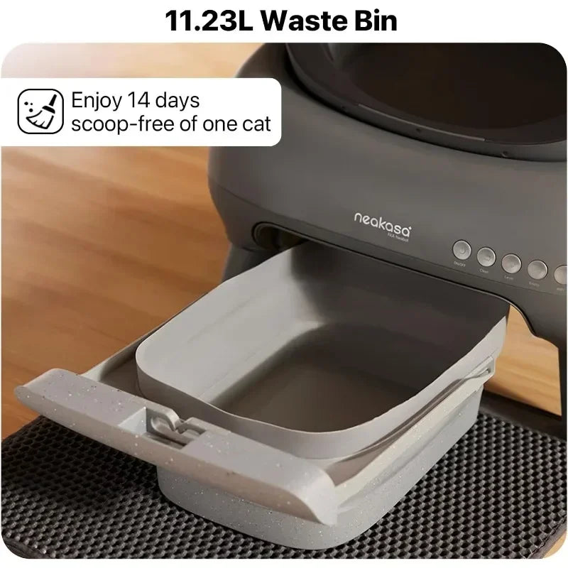 Upgraded.M1 Open-Top Self Cleaning Cat Litter Box, Automatic, APP Control