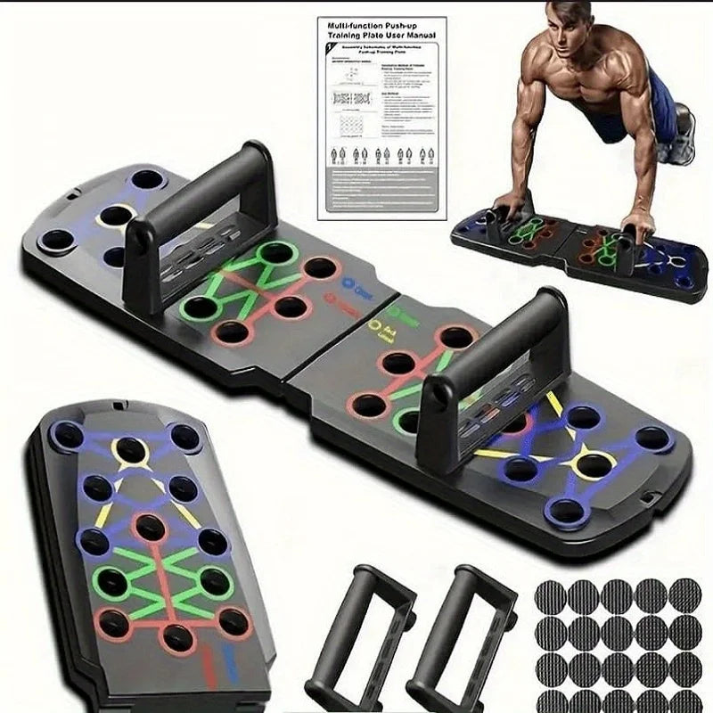 Solid Push Up Board Home Workout Equipment Multi-Functional System Fitness