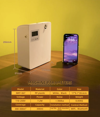 Aroma Diffuser, WIFI, Electric, Bluetooth Room Fragrance  Air Freshener Essential Oils