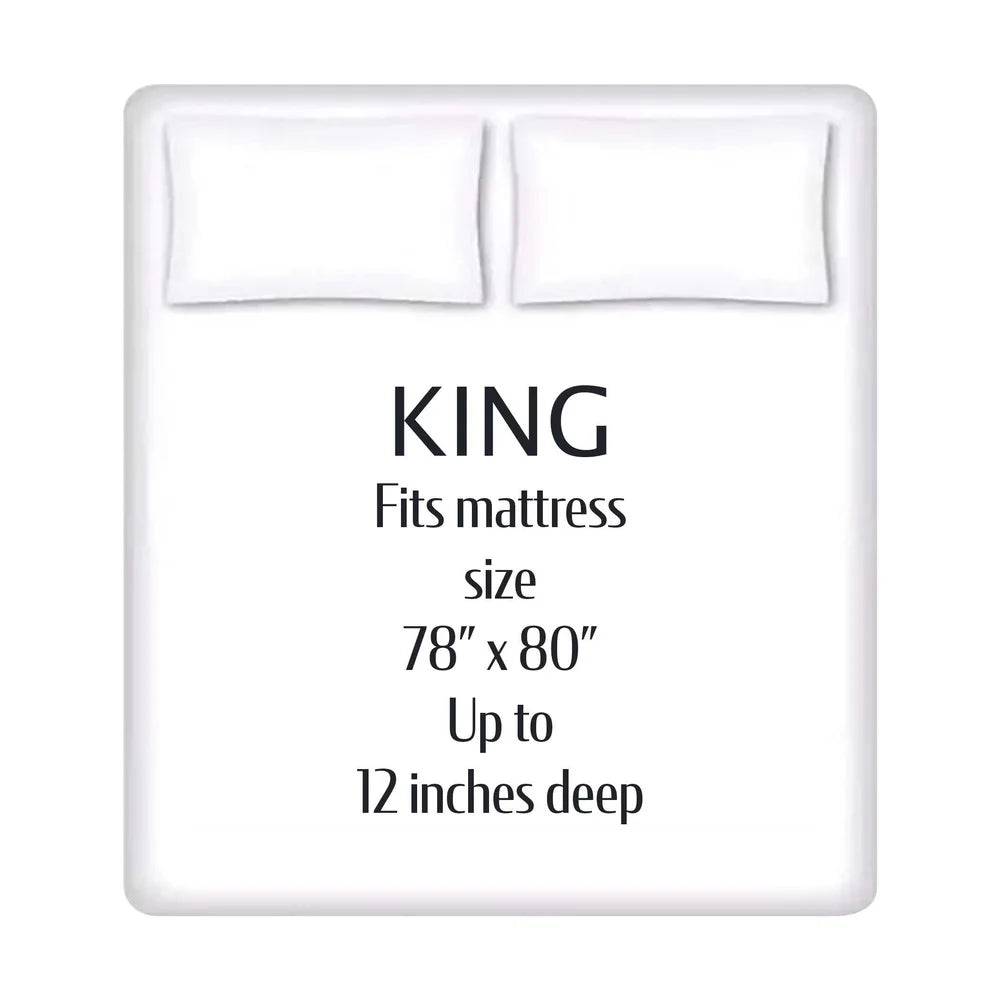 7-Piece Reversible Comforter Set, Floral Print Sheets, Soft Polyester King Bedding Includes Pillowcases, Shams, Storage Bag