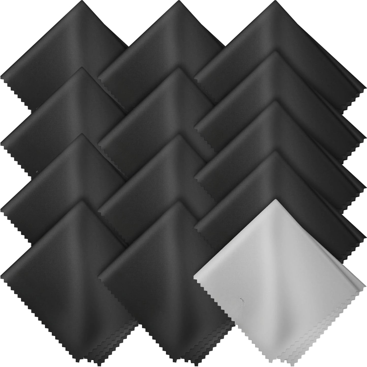 Microfiber Cleaning Cloths, 2 Pack - Premium Cloth for Glasses, Lens, Screens & More