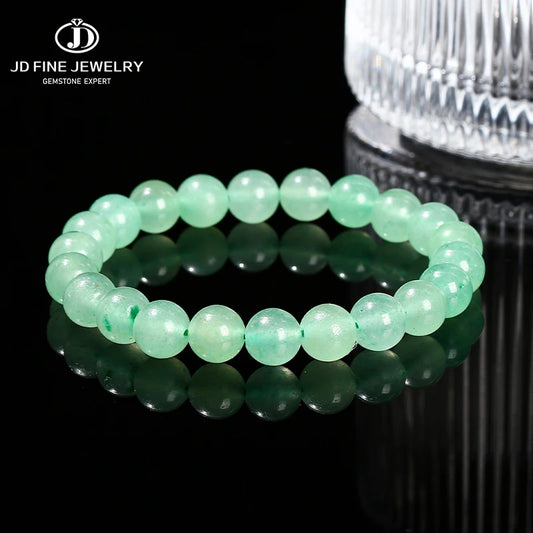 Natural Aventurine Jades Mala Beads, Meditation, Healing, Relieve Stress Jewelry