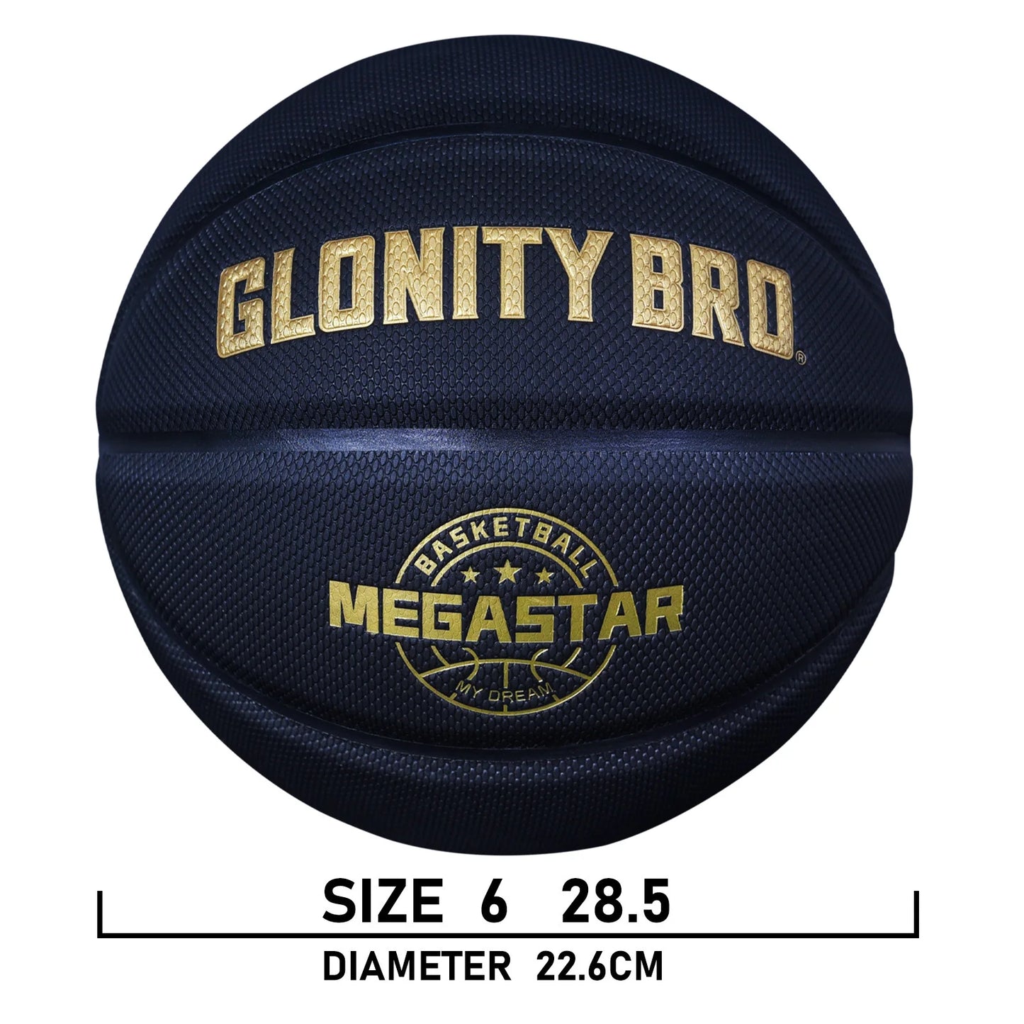 Basketball Non-Slip Standard Size 7/6/5, Soft Wear Resistant, PU Leather, Outdoor/Indoor