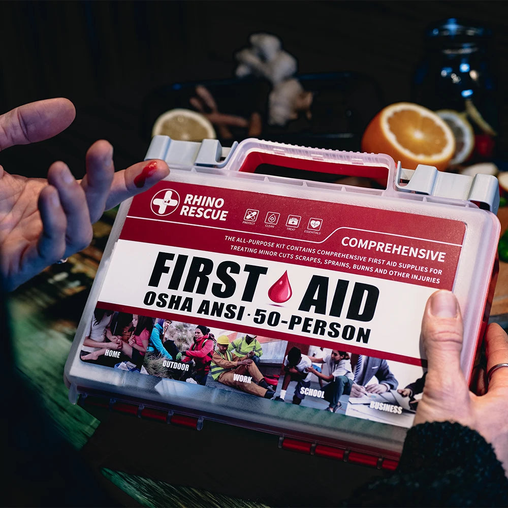 First Aid Kit, Home/Office Emergency Medical Supplies, Suitable for School, Car, Outdoor, Travel