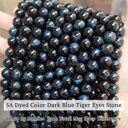 Natural Stone, Lapis Lazuli Round Loose Beads For Jewelry Making