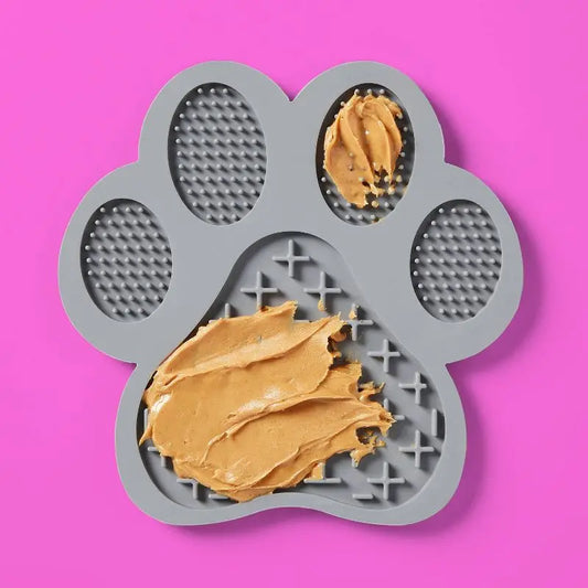 Silicone Lick Mat for, Dogs & Cats, Distraction Feeding Pad, Suction Cups, Dishwasher Safe