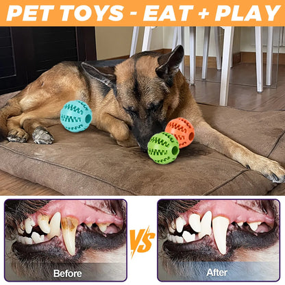 Pet Teeth Cleaning Prick Ball  Decompression Elastic Rubber Ball